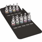 Wera Zyklop 8767 C TORX HF 1 Torx raktų rinkinys 1/ 2" - 9 dalių - 0500420