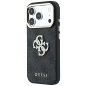 _8466393 Guess 4G ir didelio straso logotipo dėklas iPhone 18 Pro Max / iPhon