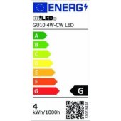 Kanlux GU10 4W-CW LED bulb 380lm 5000K cold color 31232