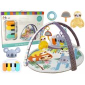 Koala edukacinis kilimėlis, pianinas, melodijos ir pakabinami žaislai
