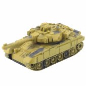 T90 karinis tankas, nuotoliniu būdu valdomas RC, šviesos, garsai, smėlio spalvos, 1:18