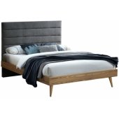 ROMAN with mattress HARMONY DUO 160x200cm Grey