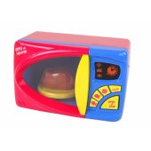 LeanToys mikrobangų krosnelės priedai: pica, vištiena, baterijos