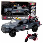 _7750020 Pickup Truck With Engine Lights Sounds Gray 1:12