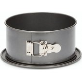Patisse apvali kepimo forma nuimamais aukštais kraštais, 19 cm, plieninė, antracito spalvos