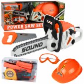 DIY Kit Chainsaw Helmet Glasses Tools Sounds