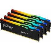 Fury Beast RGB Black 64GB DDR5 5600MHz DIMM KF556C40BBAK4-64