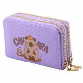 Two-compartment wallet with card compartments Capybara Purple 12.5 x 8
