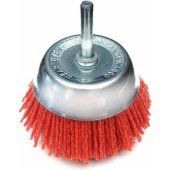 Dedra 75mm abrasive butt brush with mandrel (F51-075)