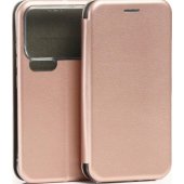 "Book Magnetic Case Xiaomi 17 Pro", rožinis auksas