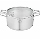 Nordica Stainless Steel Casserole / Cooking Pot (24 cm, 4.8L / 5L).