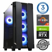 Ryzen 7 5700X 16GB 250SSD M.2 NVME+2TB RTX3050 6GB no-OS