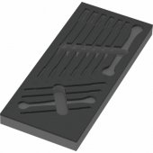 Wera 9830 putplasčio įdėklas, skirtas 6000 Joker Set 1 (juodas/ pilkas, Tool Rebel