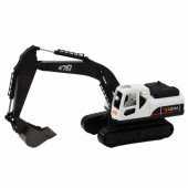 Crawler Excavator Metal Bucket Movable Joints 360° Rotation White