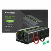 Qoltec Monolith power adapter/ inverter Auto 1200 Watt Black