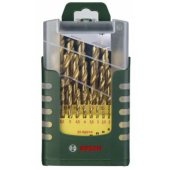 Bosch HSS-TiN metal drill set, 19 items (green)