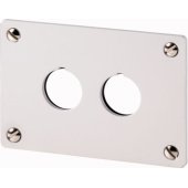 Eaton flush mount faceplate 2-hole 22mm M22-E2 (216