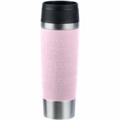 Emsa TRAVEL MUG Classic Grande termo puodelis (šviesiai rožinis / nerūdijantysis plienas)