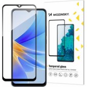 Full Glue Tempered Glass Oppo A17 Black