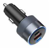 F-Energy 2x USB-C - USB A 65W Black