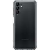 "Soft Clear Cover Galaxy A04s (EF-QA047TBE)" Juodas