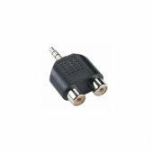 3.5mm Male to Dual RCA Female Audio Adapter