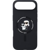 Silicone Karl&Choupette Ring MagSafe iPhone 17 Air Black