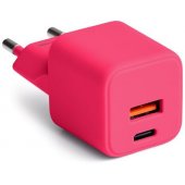 CLS30-AC-02 USB-A / USB-C 30W Pink