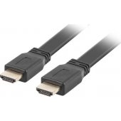 *Cable HDMI-HDMI v2.0 1m black flat