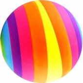 Artyk Piłka PVC 230MM - Tęcza mix