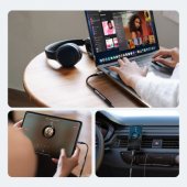 Adapter USB-C 3.5 mm mini jack black