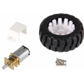 Mini Metal Gear motor including the wheel