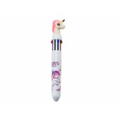 Įvairiaspalvis automatinis rašiklis 10 White
