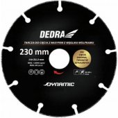 Dedra saw blade for cutting wood, plastic 230mm/ 22,2 (HR1006)