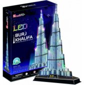 Cubicfun 3D dėlionė Burj Khalifa (su šviesa) - L133H