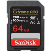 „Extreme Pro SDXC“ 64GB 10 klasė UHS-II
