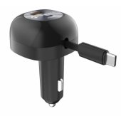 F-Energy Alu USB C + USB A Black