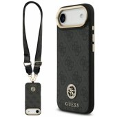 4G Strass Logo and Big Strap Metal Buttons MagSafe iPhone Air Black