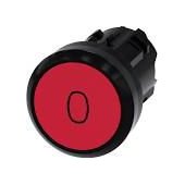 Siemens Pushbutton actuator red / O/ with self-return (3SU1000-0AB20-0A