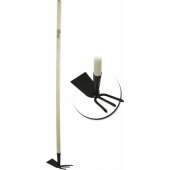 Dedra tiesus kauptukas su šakute, ilgis 113cm