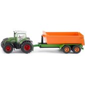 SIKU 1989 FARMER Fendt with hook lift chassis and trough