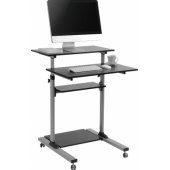 BP0070 computer desk Black/ Grey