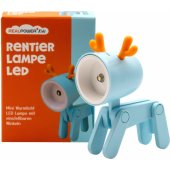LED gyvūno žibintuvėlis, mėlynas elnias