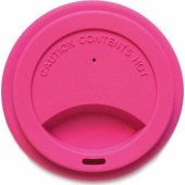 BIO silikoninis puodelio dangtelis 8.7x1.8cm rožinis