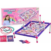 Arkadinis žaidimas „Hoop Bag Throw“ 2-in-1, vienaragio lenta