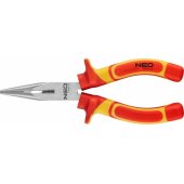 Neo elongated straight pliers 180mm 1000V polished (01-224)