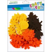 Craft with Fun CF OZDOBA DEK FILC LISC SPRZYL KOL 45SZT 12/ 288