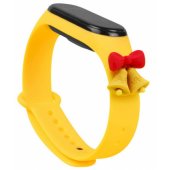Xiaomi Mi Band 3/ 4 geltoni kalėdiniai varpeliai