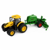 Agricultural Tractor with Seeder and Cultivator Lights Sounds Yellow 1