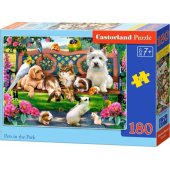 Castorland Puzzle 180 Pets in the Park CASTOR